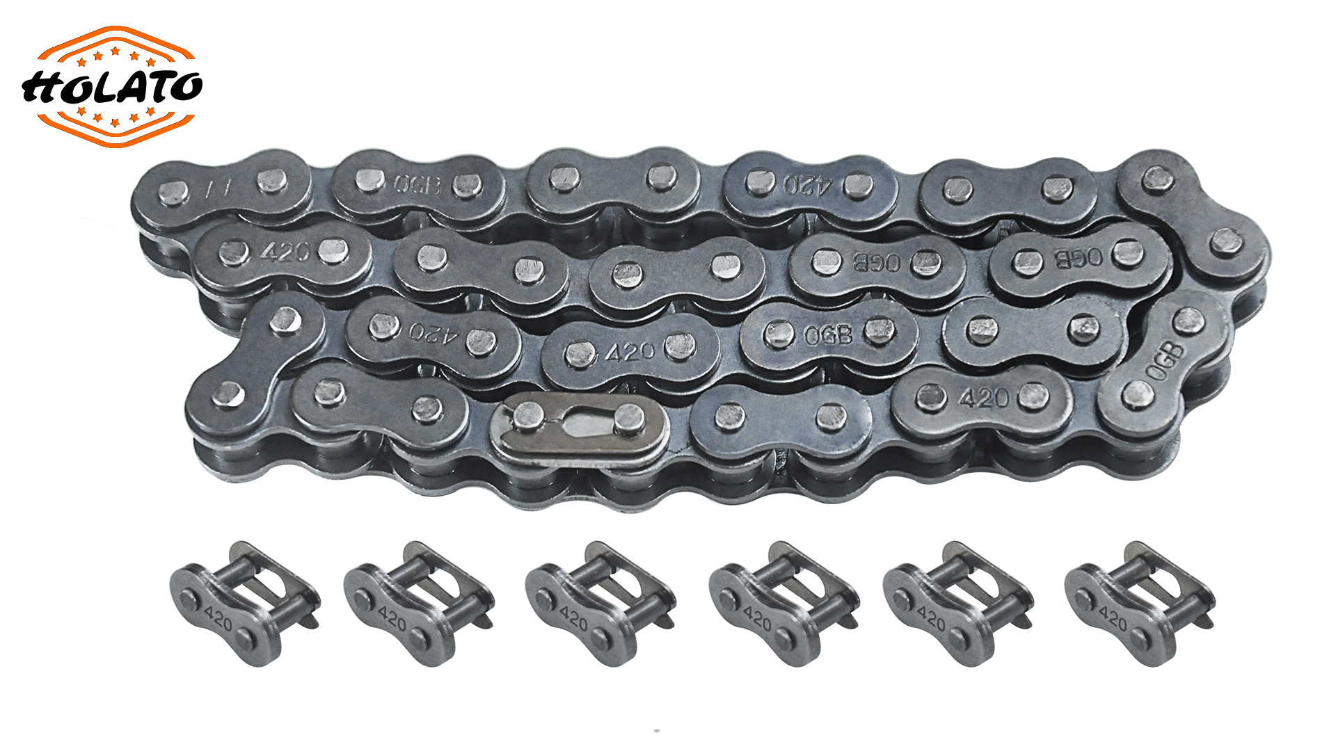 Amazon.com: HOLATO Front #420 Roller Chain 42 Links + Master Link