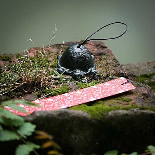 Miniatura 3 de Carillón de viento japonés de hierro fundido para exteriores, adorno para jardín, patio y balcón, decoración de campana de viento de metal colgante,