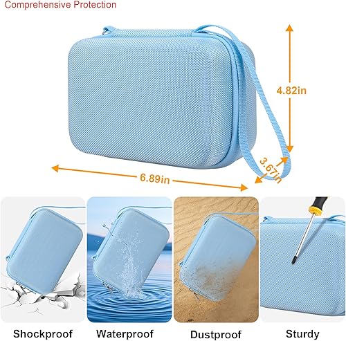 Miniatura 3 de Elonbo ESOXOFFOREGKTZAnchiooWEEFUN 1080P HD 0 Ink - Estuche de transporte para cámara fotográfica de impresión instantánea, portátil, mini cámara de