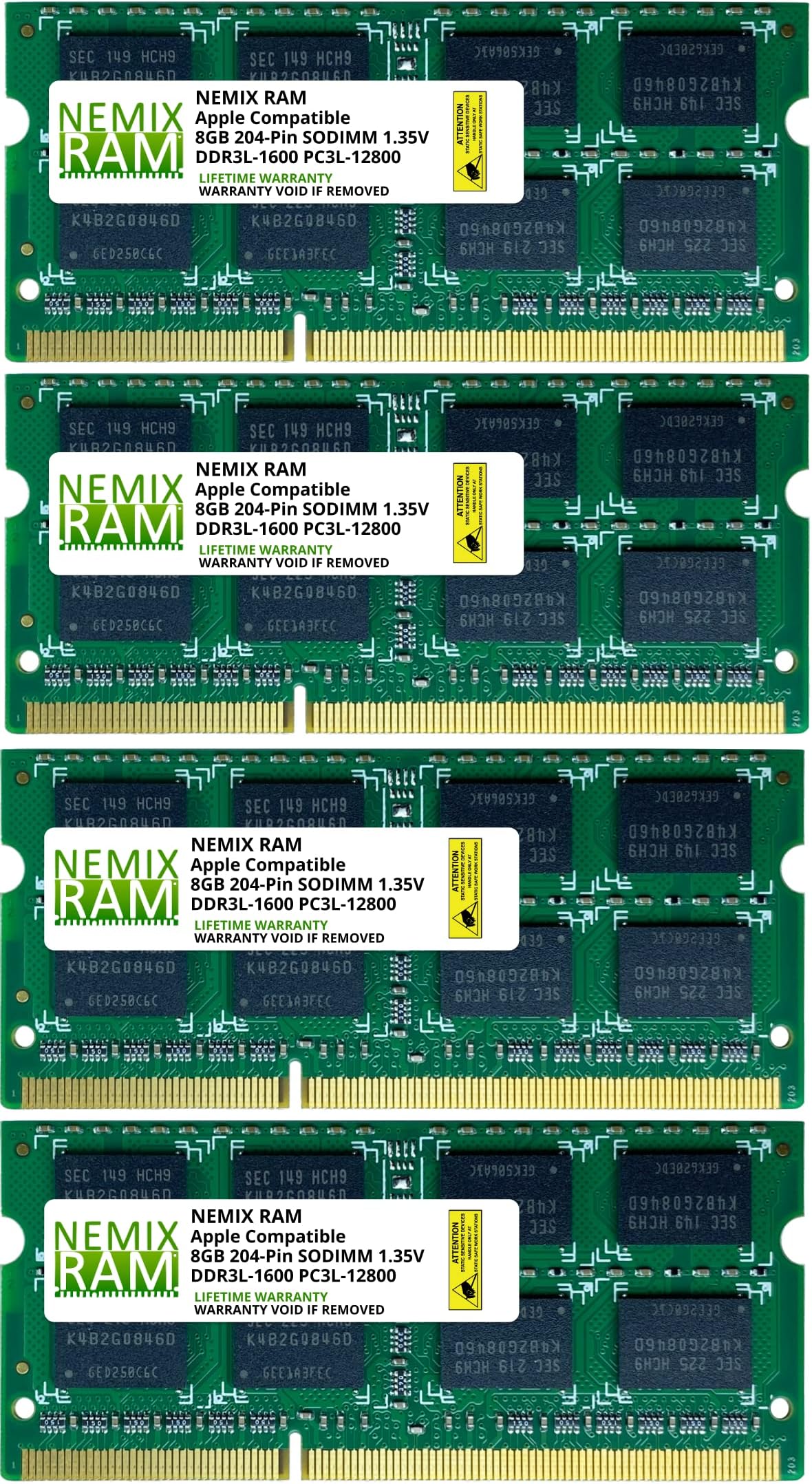 Barrette Mémoire DDR3L SODIMM 1600MHz - 8GB, 16GB Ou 32GB - SK Hynix - Pour PC Portable