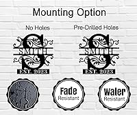 Vista 109 de Wedding Gifts for Couples 2025, Personalized Metal Name Signs, Custom Name Signs, Custom Family Name Sign, Last Name Sign, Monogram Letters Wall