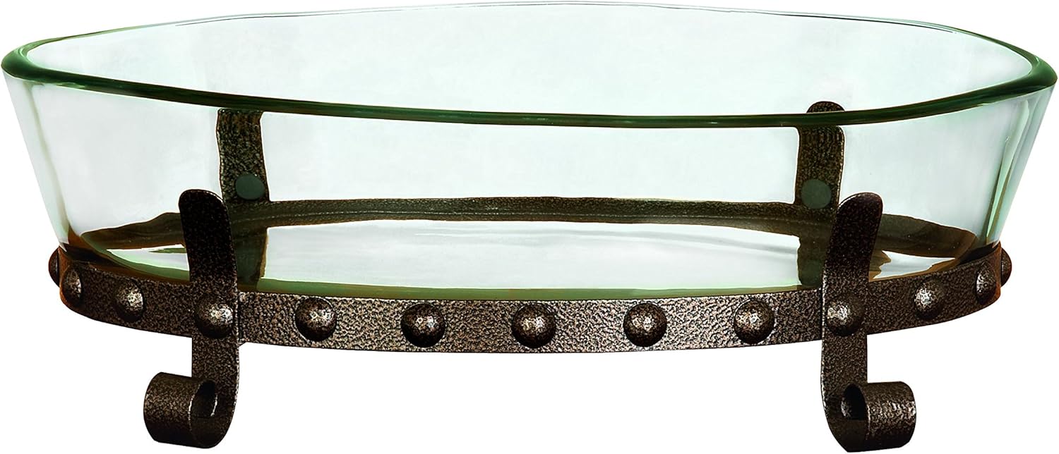 Deco 79 Glass Bowl Metal Stand, 19 by 6Inch Amazon.ca Home