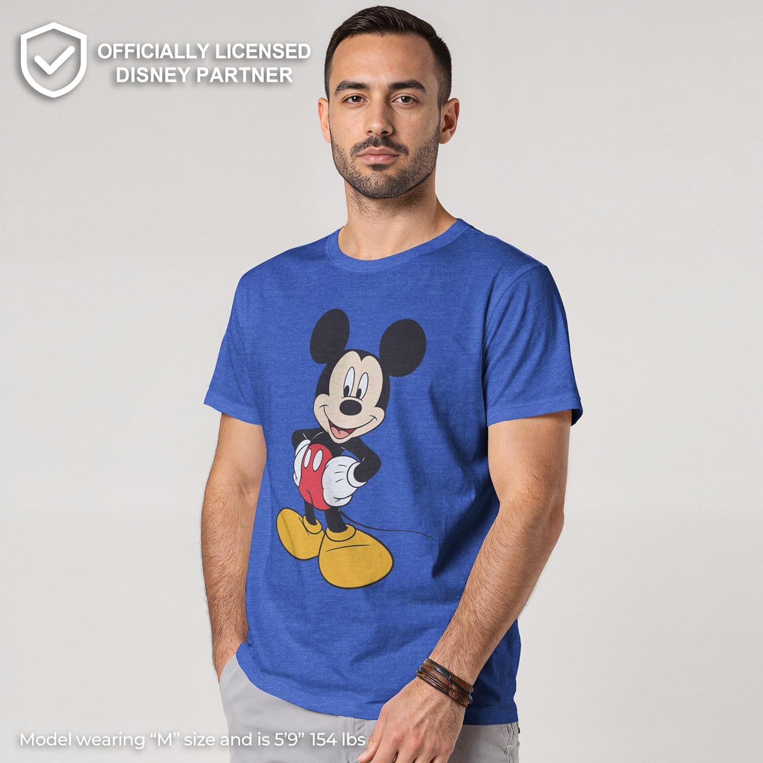 Disney Mickey Mouse & Pluto Classic T-Shirt Men Graphic Tshirt for Adult Vintage Tee - Image 2
