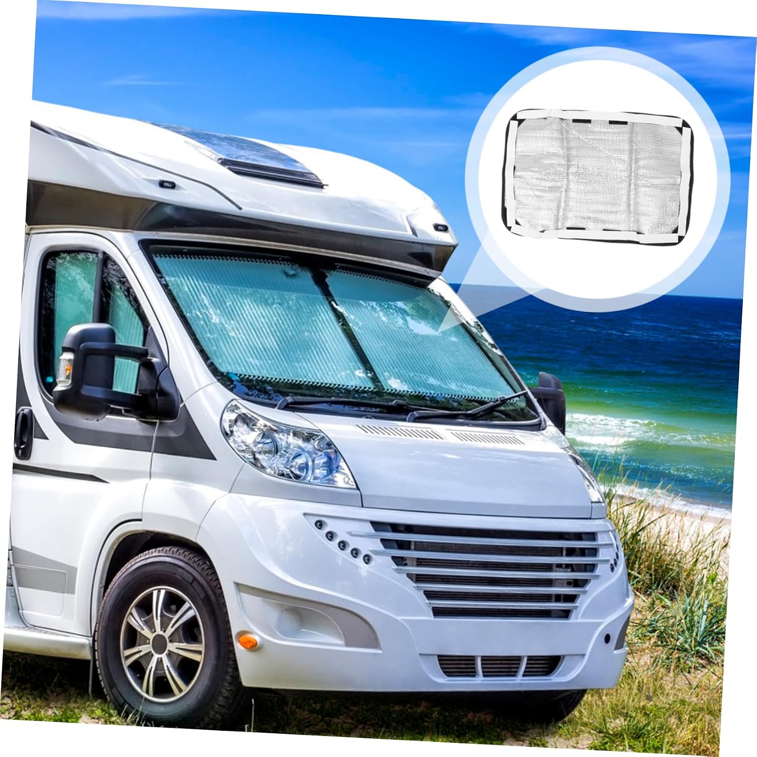 2pcs Rv Door Window Shade Sunshade Cover for Privacy