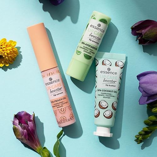 Miniatura 9 de essence  Sérum labial Booster Lip Care  Bálsamo labial hidratante y transparente con aceite de durazno  Vegano y libre de crueldad