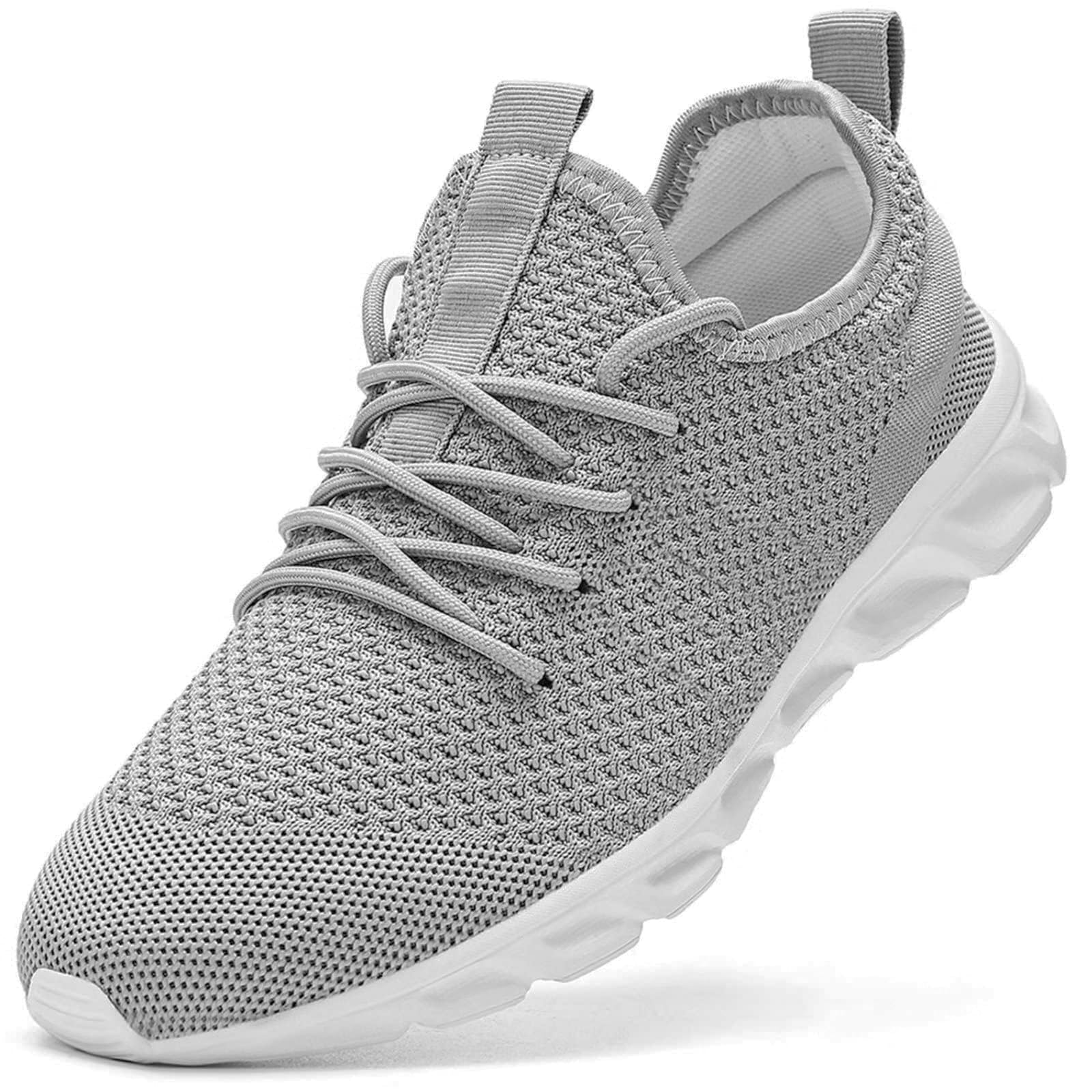 Damyuan Running Shoes Men Lightweight Gym Walking Tennis Walking Sneakers | Athletic Walking Shoes | Fashion Sneakers | Casual Sports Shoes with Breathable Mesh | Non Slip Durable Rubber Outsole