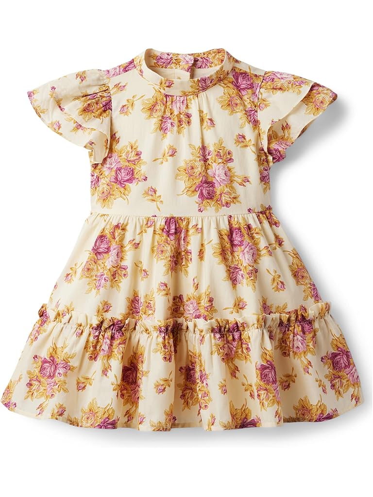 Janie and Jack Ivory Floral Dress (Toddler/Little Kids/Big Kids)