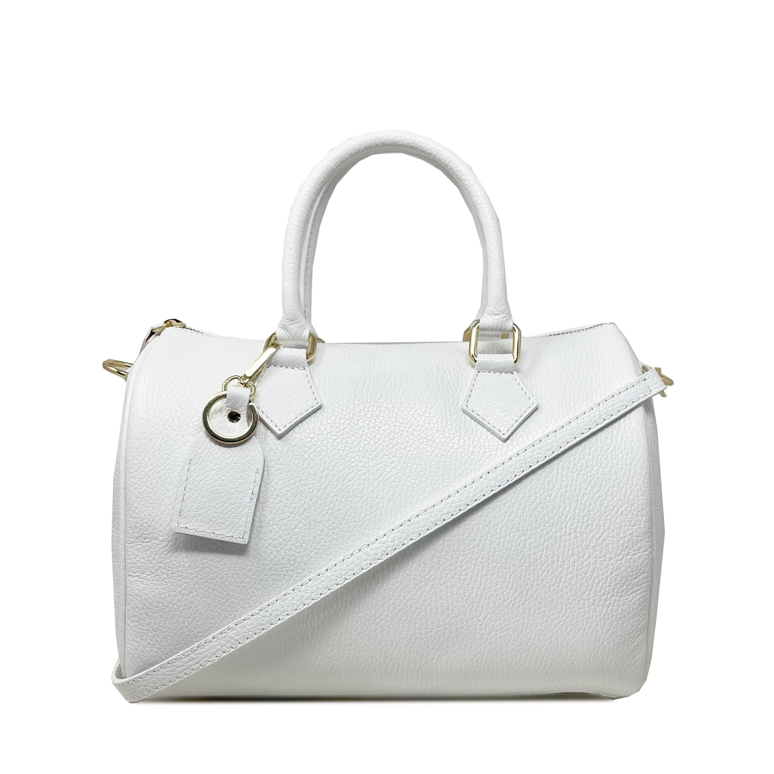 Chicca Borse Borsa Donna a Mano Pelle con Tracolla Bauletto