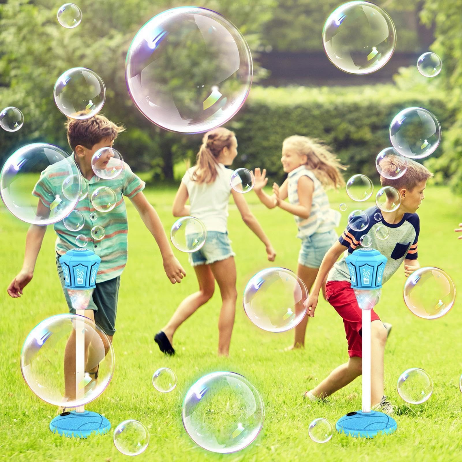 Macchina della bolla per i bambini Street Lamp Design Giochi all'aperto