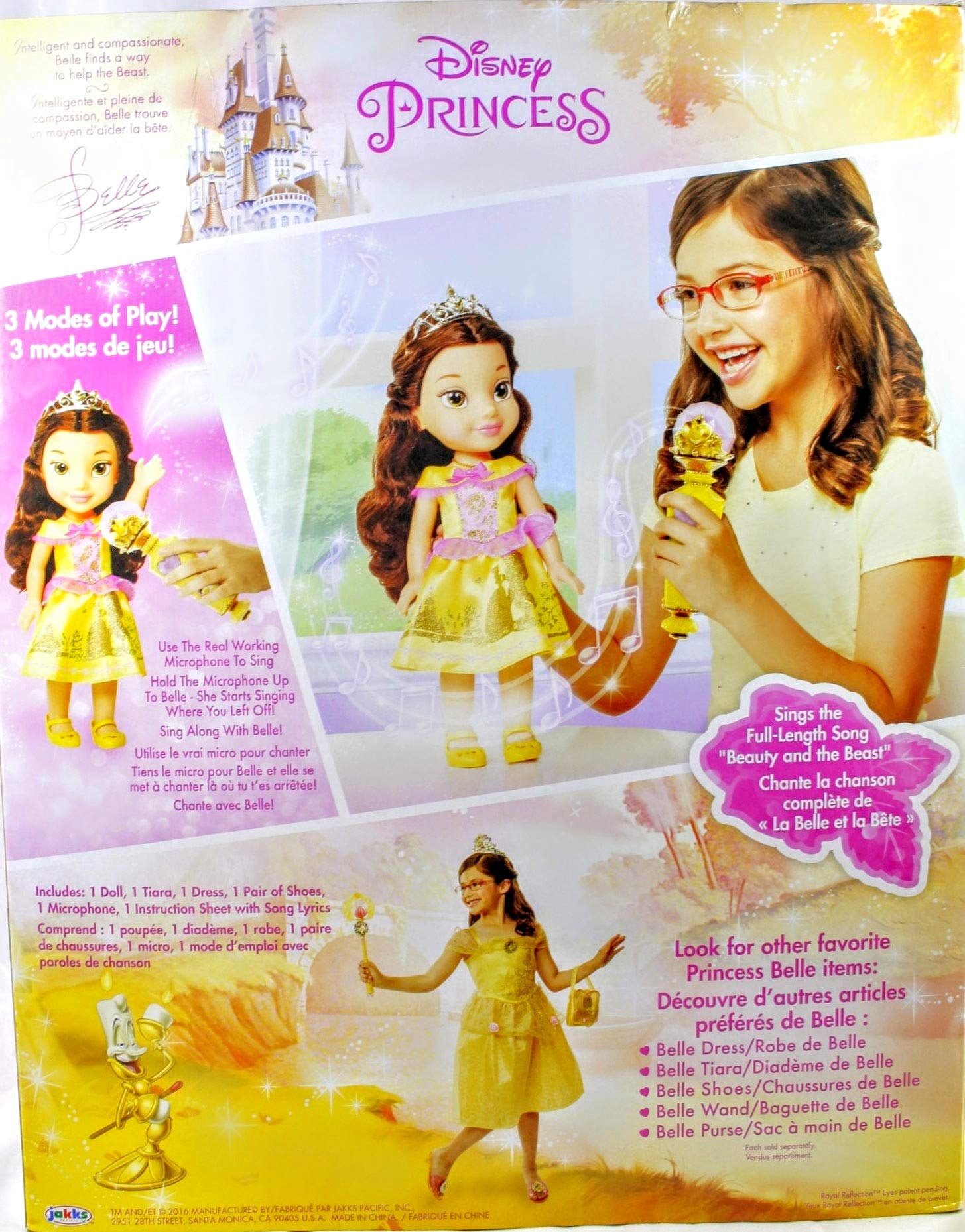 singing belle doll with microphone