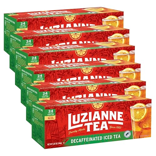 Miniatura 71 de Luzianne Southern Blends - Bolsas de té de hierbas con sabor a menta y rosa, caja de 18 unidades (paquete de 6)