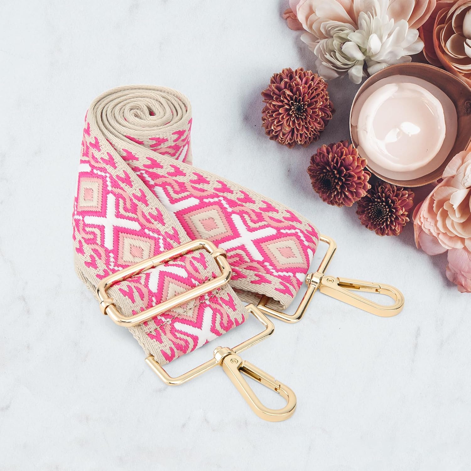 GINJKGO Purse Straps Replacement Crossbody - Adjustable Bag Strap for Purses, Wide Shoulder Strap for Women Guitar Purses - Image 4