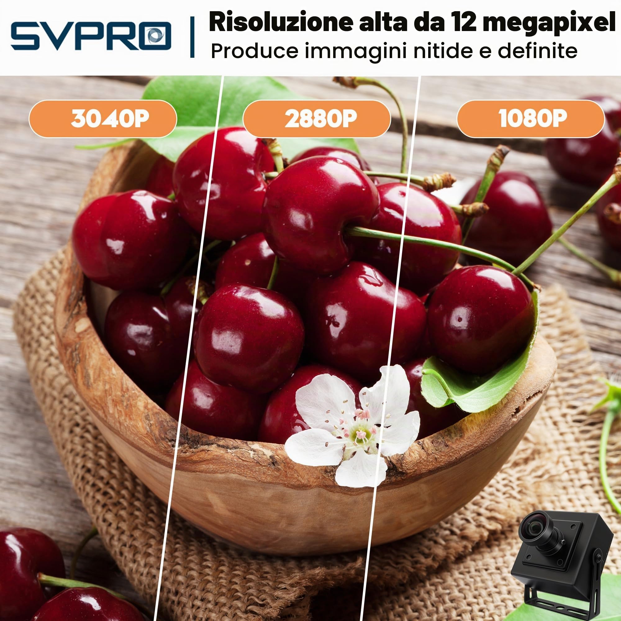 SVPRO Fotocamera Ad Alta Velocità 1080P 120fps M12 Grandangolo 12MP USB Lightburn 4K 30fps Per Stampante 3D IMX577 USB Esterna Per PC Laptop, Raspberry Pi