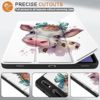 Vista 3 de MEEgoodo Funda para Samsung Galaxy Tab S9/S9 FE de 11 pulgadas 2023 con soporte para bolígrafo, funda protectora para tableta con soporte plegable