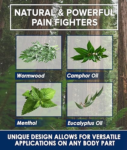 Miniatura 6 de Koprez Parches herbales para aliviar el dolor (12 unidades) | Parches de calor de larga duración para aliviar el dolor de rodilla, espalda y cuerpo