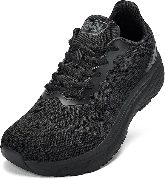 Slow Man Wide Toe Box Shoes for Men - Cushioned Road Running Shoe Non Slip Mens Walking Sneakers for Wide Feet Comfortable Athletic Gym Workout Sneaker