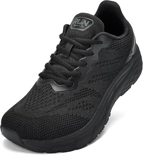 Slow Man Wide Toe Box Shoes for Men - Cushioned Road Running Shoe Non Slip Mens Walking Sneakers for Wide Feet Comfortable Athletic Gym Workout Sneaker