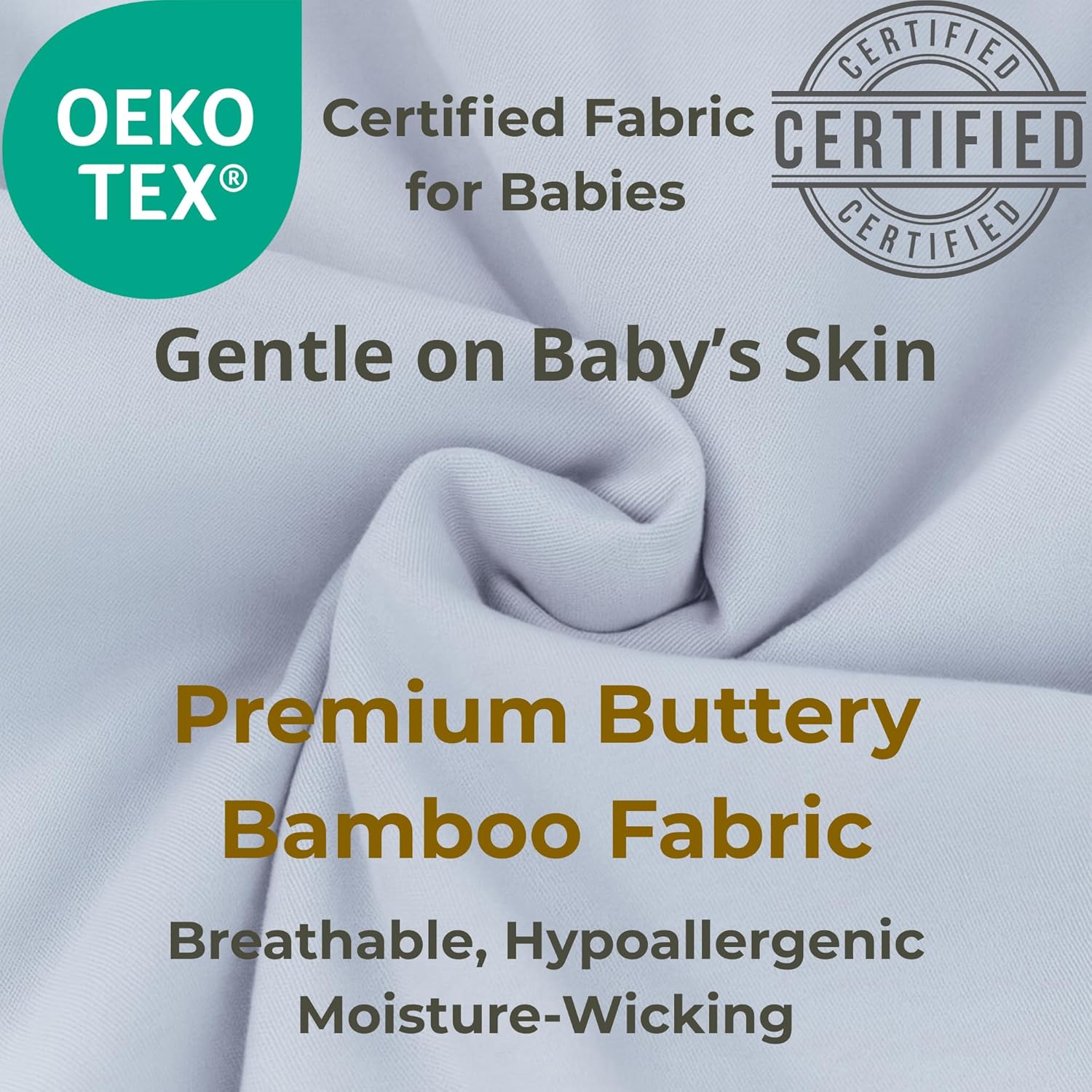 Premium Baby Sleep Sack, Organic Bamboo Wearable Blanket Ultra-Soft, Safe, Breathable Baby Sleeping Bag - Image 2