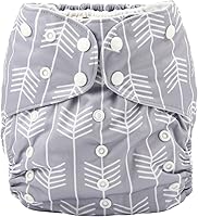 Vista 23 de Pañal de tela grande para niños de 2 a 7 años de edad, reutilizable, para bebés, niños pequeños (flor de melocotón)