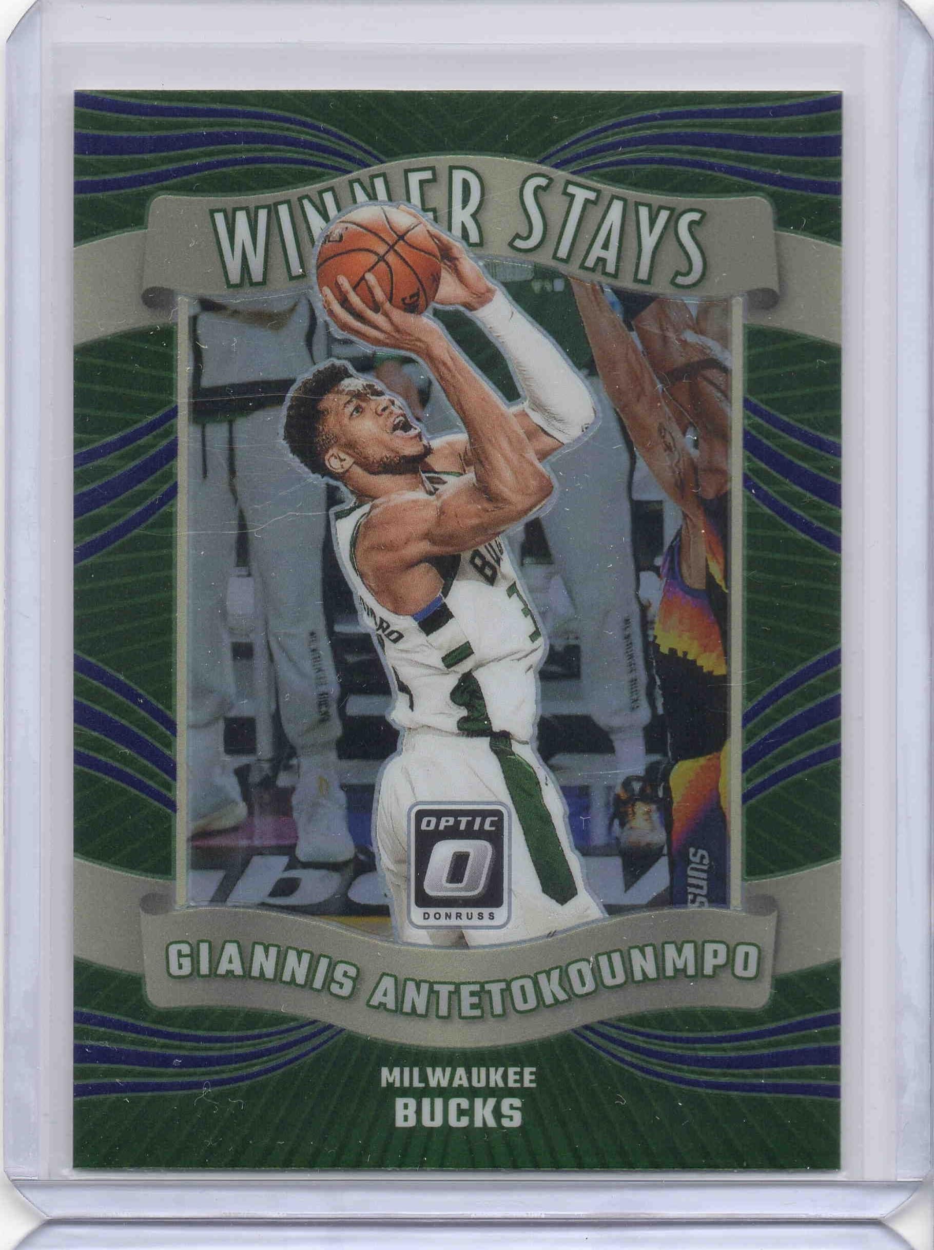 Amazon.com: 2023-24 Trading Card Optic Winner Stays Holosilver #1 