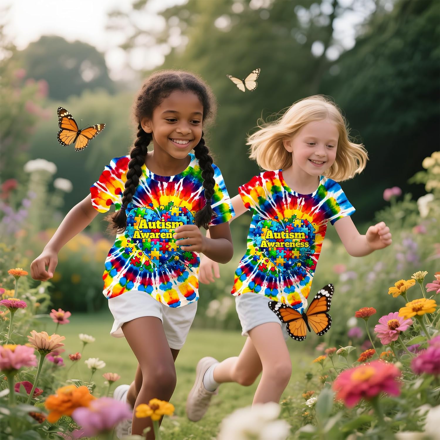 Kids Tie Dye Shirts for Boys Girls Outfit Clothes 6-16 Years Children Hippies Short Sleeve Tees Tie-Dye T Shirt - Image 6
