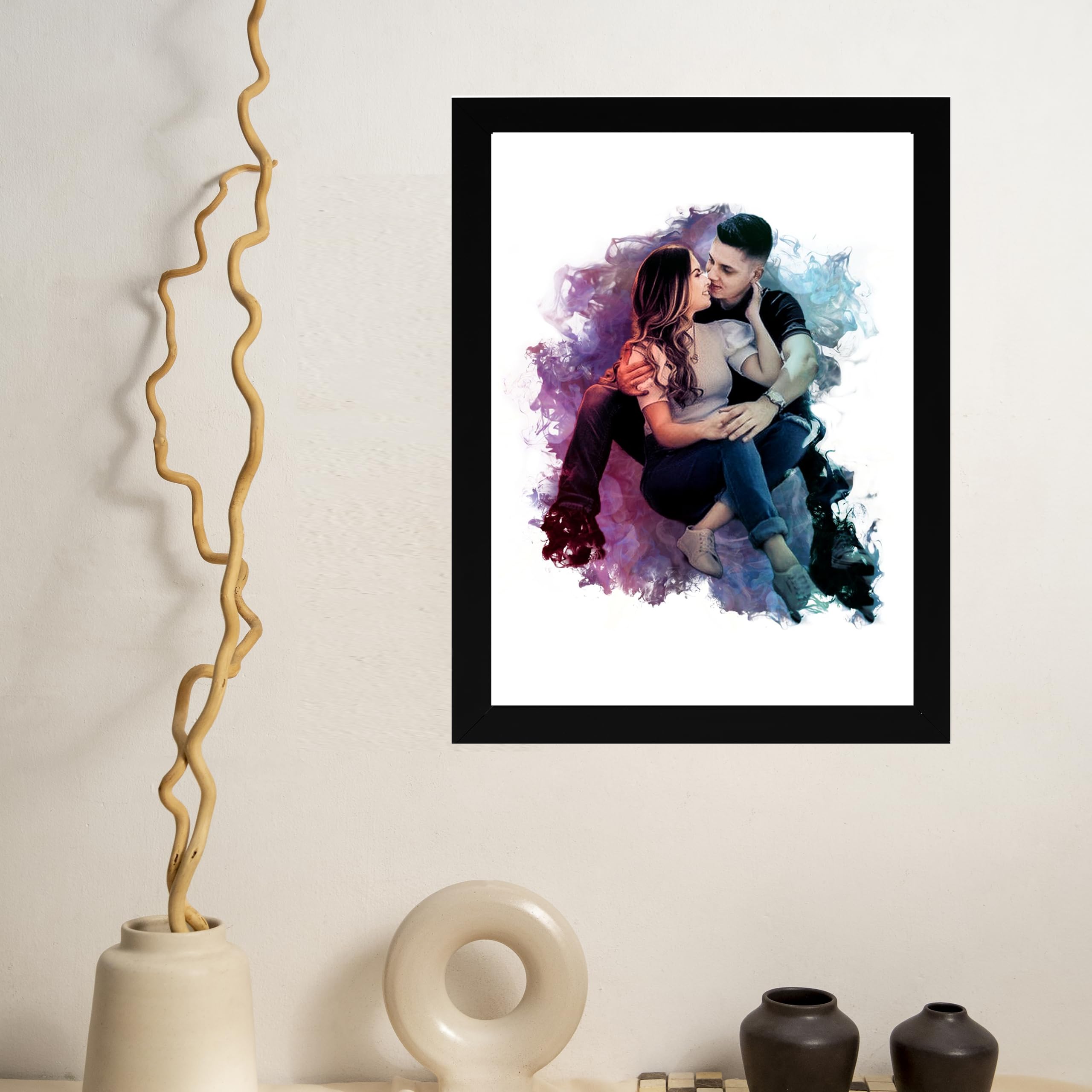 FA6 Customized Digital Oil Painting Photo Frame - Best Gift for Anniversary, Birthday, Valentines Day, Special Couple - 5x7 Inch (B0DDL7NKB7) Amazon Price History, Amazon Price Tracker