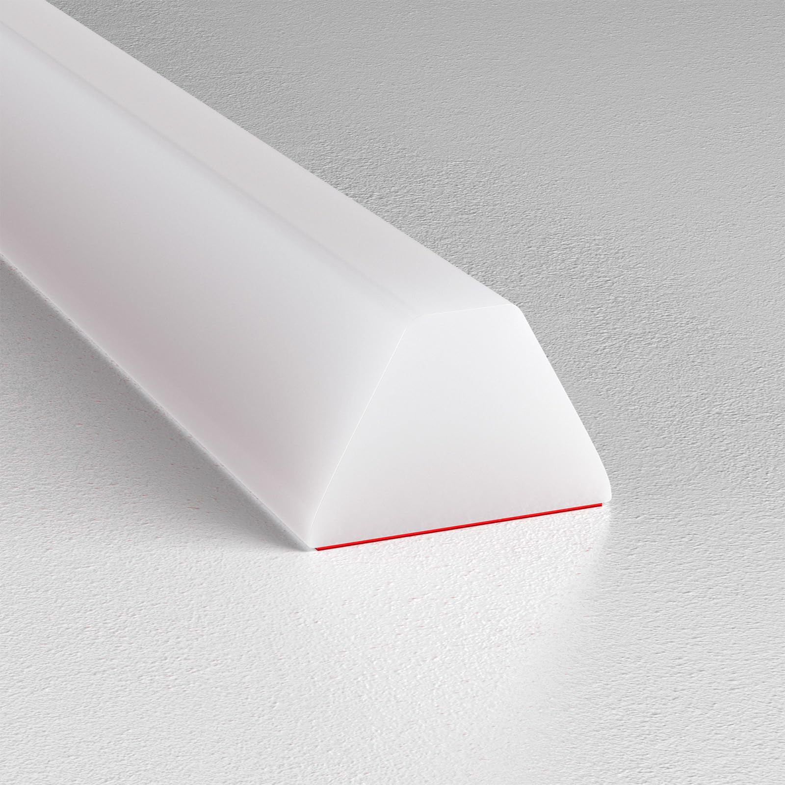 98 Inch Collapsible Shower Water Dam, Shower Threshold Water Dam Shower Barrier, Dry and Wet Separation Door Dam Water Stopper Kitchen Shower Threshold Silicon Water Blocker(Mini Trapezoid)