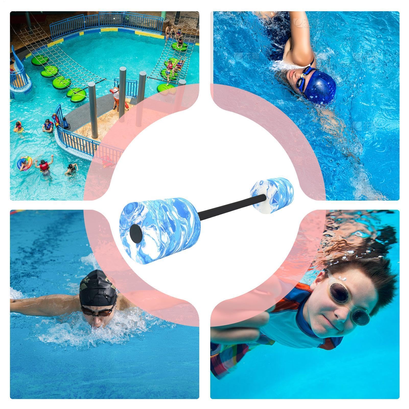 Hantle Wodne Do Ćwiczeń Basenowych Aqua Sztangi Treningowe Fitness