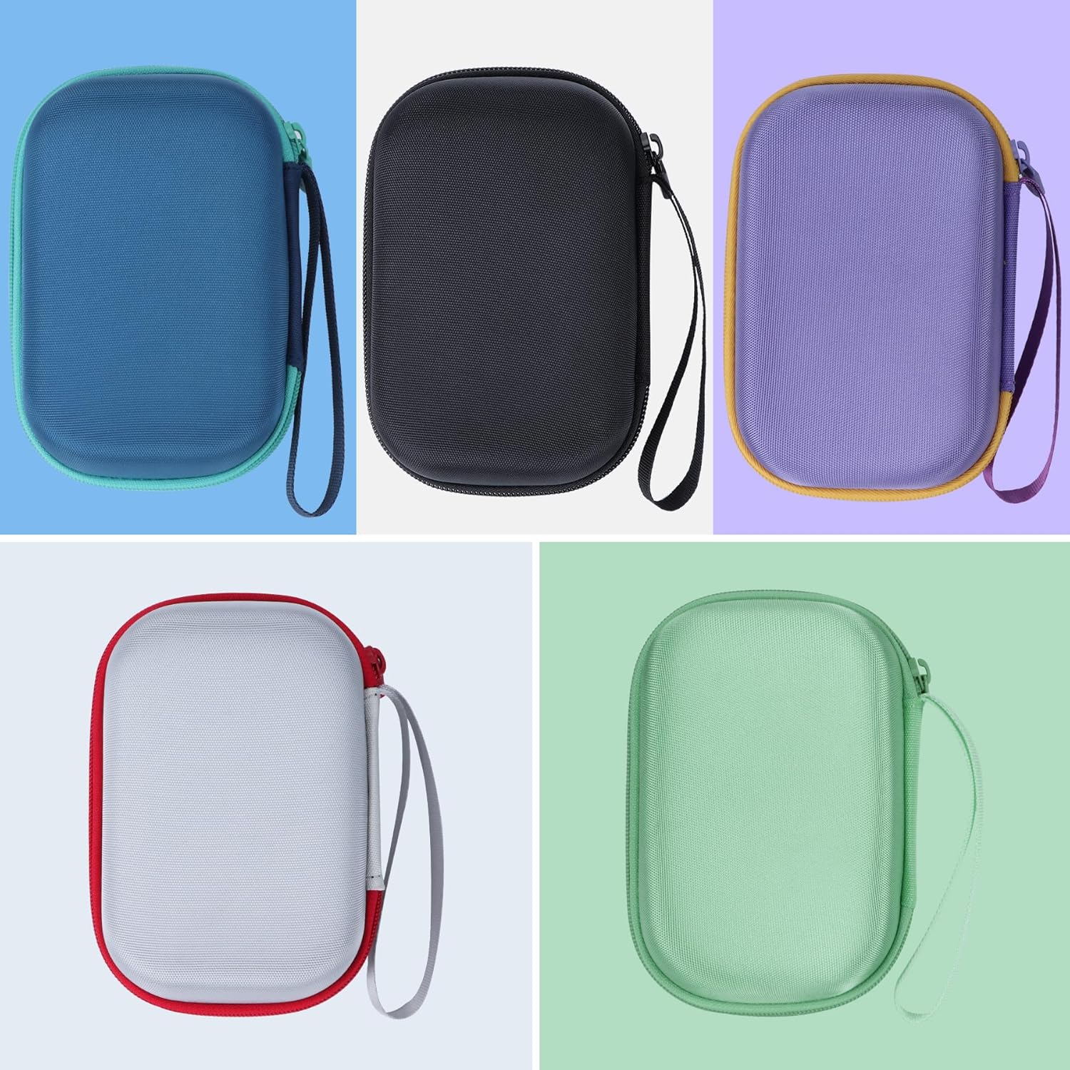 Storage Case Compatible with Anker Soundcore Select 4 Go Speaker (Off White + Red Case) - Image 2