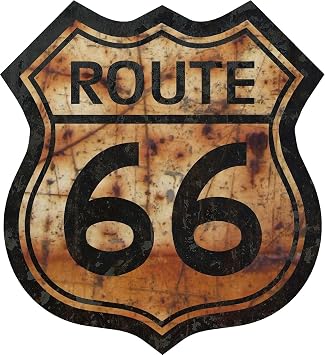 ProSticker 813 One 5" Route 66 Series Route 66" Decal Sticker