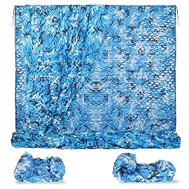 Sposuit Camo Netting - Camouflage Net Bulk Roll for Hunting Military, Party Decorations,Sunshade, Camping Ghillie Netting