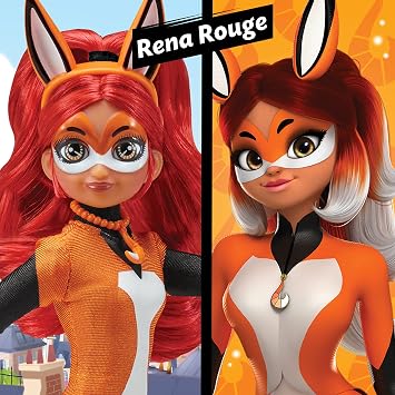 Miraculous Miraculous Ladybug & Chanoir 10.5 Action Doll Linarouge Rena Rouge with Trixx