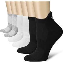 QUXIANG Compression Socks for Women & Men Circulation 3/6/7 Pairs Arch Ankle Support 15-20 mmHg Best for Running Cycling