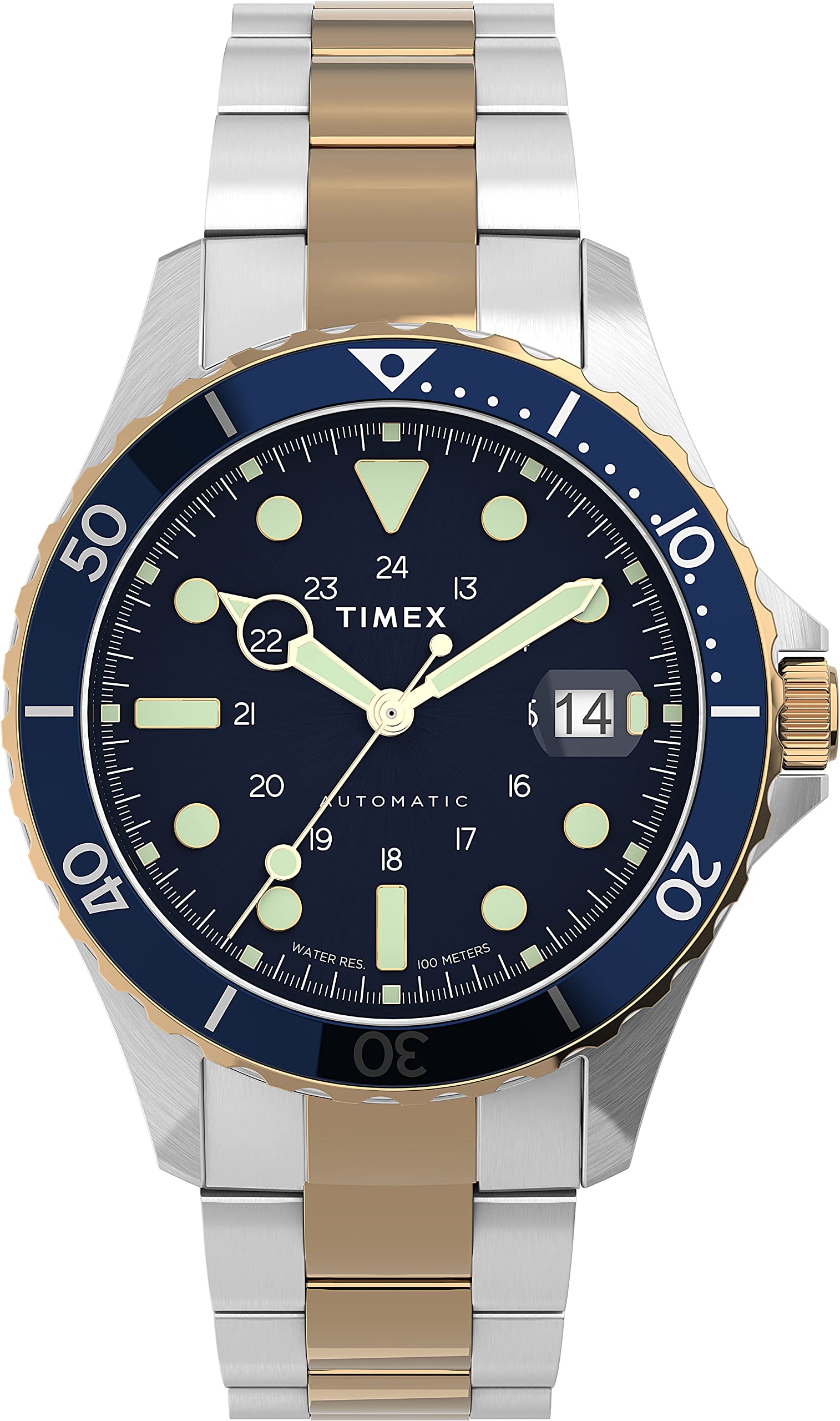 TIMEX Stainless Steel Blue Dial Mens Analogue Watch - Tw2U83500 (B09JNB4Z9H) Amazon Price History, Amazon Price Tracker