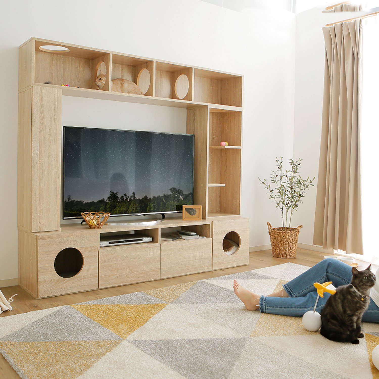 Amazon.co.jp: LOWYA: ┗テレビ台