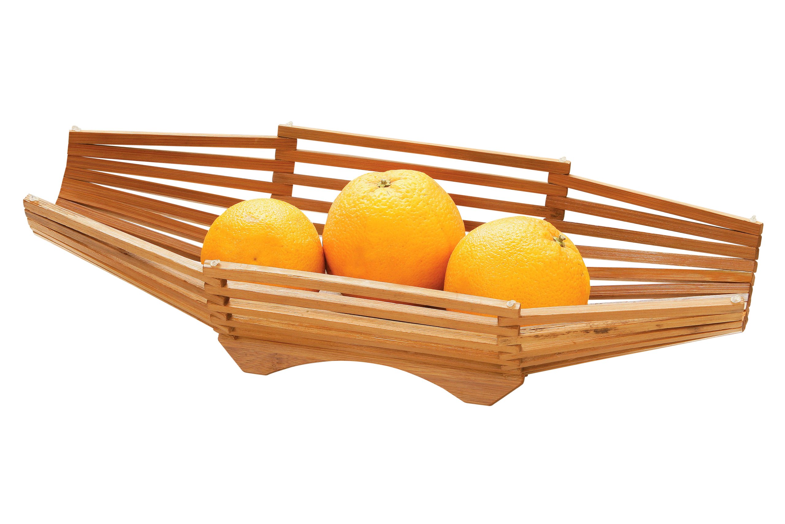 Premier Housewares Bamboo Fruit Bowl - 35 X 23 Cm, Natural