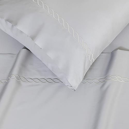Miniatura 7 de Dreamology Juego de sábanas de 100 % algodón, sábanas de algodón de 300 hilos, calidad de hotel de lujo, sábanas suaves y transpirables, bolsillo