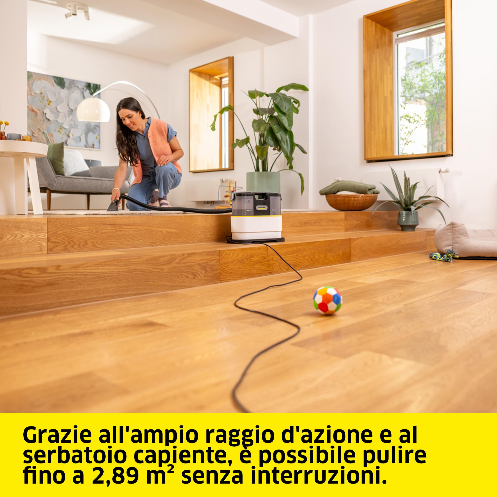 KÄRCHER Lavatappeti Smacchiatore SE 2 Spot Care, potenza assorbita: 450 W, serbatoio acqua pulita: 1,5 l, superficie: 2,89 m², peso: 4,2 kg, bocchetta poltrone, ugello per macchie, detergente RM 519