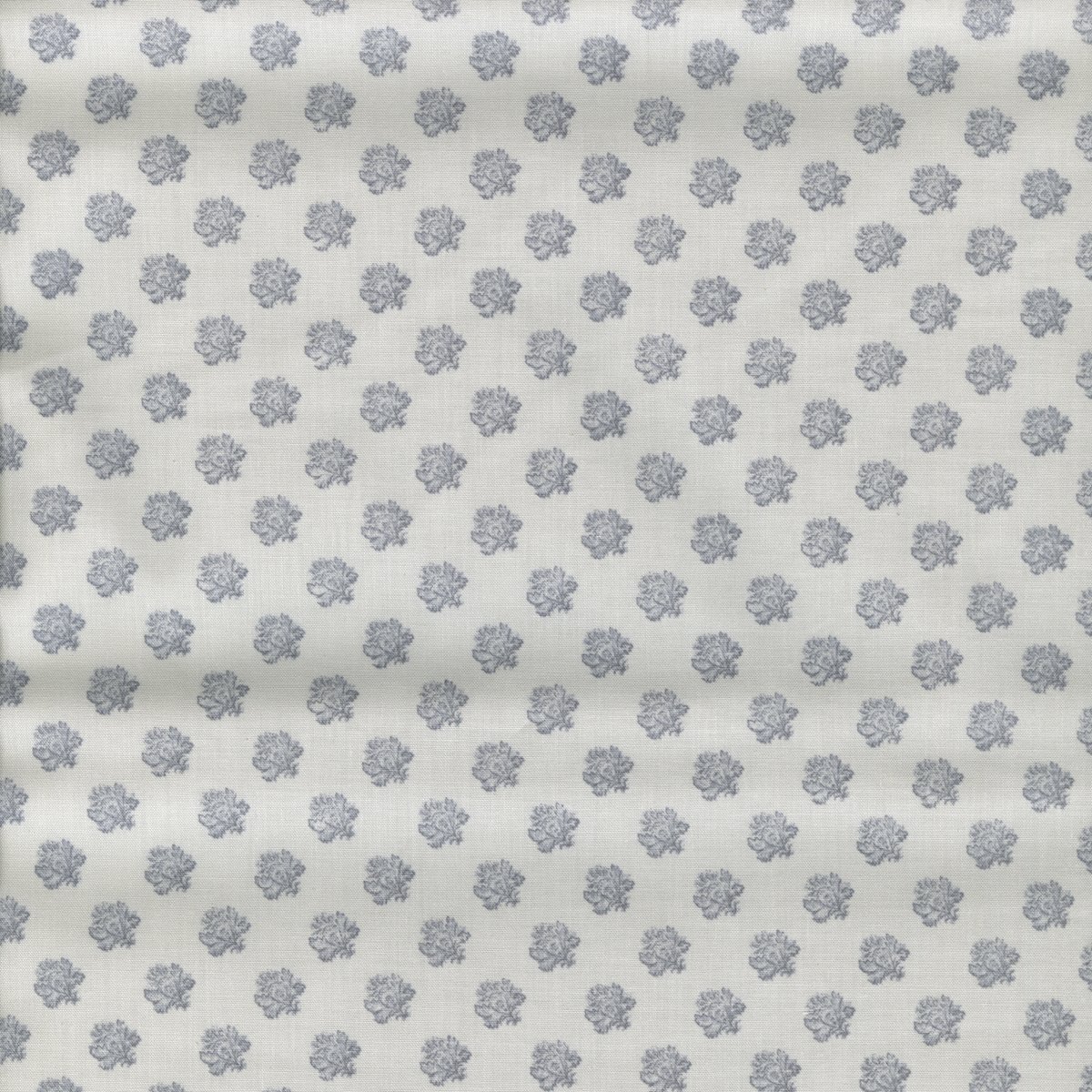 Fabscraps Shabbylicious 43" Wide 100% Cotton 10yd D/R-Gray & White Fleur