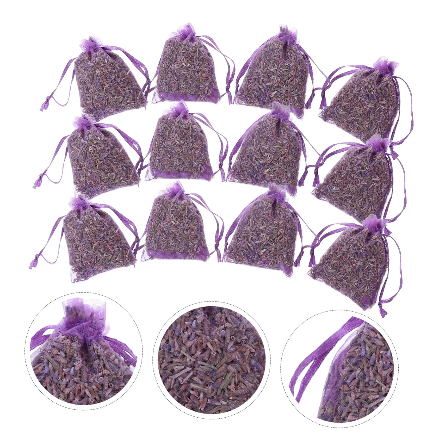 Zerodeko 5 Sätze Lavendelsäckchen Duftsäckchen Für Den Kleiderschrank Beutel Für Lavendel Leer Duftend Lavendelbeutel Duftsäckchen Set Beutel Mit Blumensäckchen Beutel Beutel 12 Stück * 5