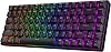 HK GAMING GK75 75% v3 | Hotswap Mechanical Gaming Keyboard | 84 Keys Multi Color RGB LED Backlit for PC/Mac Gamer | US Layout (Black, Mechanical Blue)