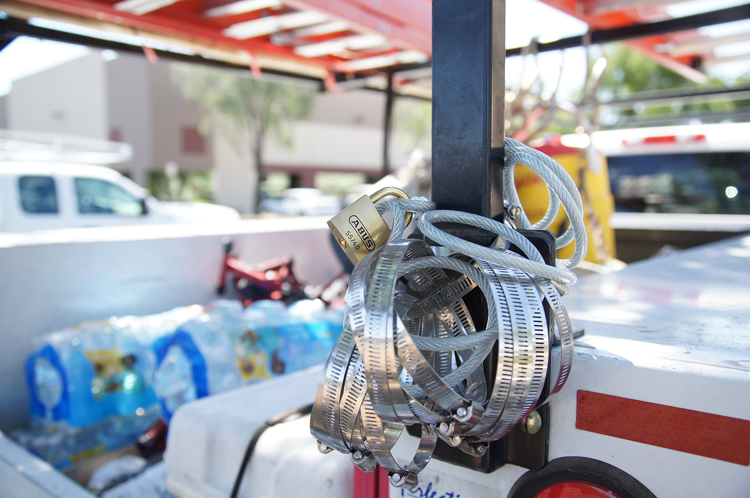 ABUS 86 Steel Braided Cable 1/4-Inch Width 6-Feet Length