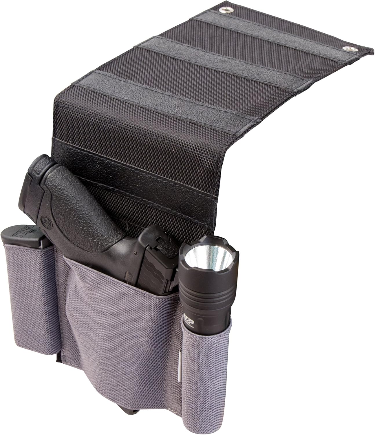 Lockdown Night Guardian Bedside Handgun Holster with Low Profile for Pistols, Revolvers, Home Security