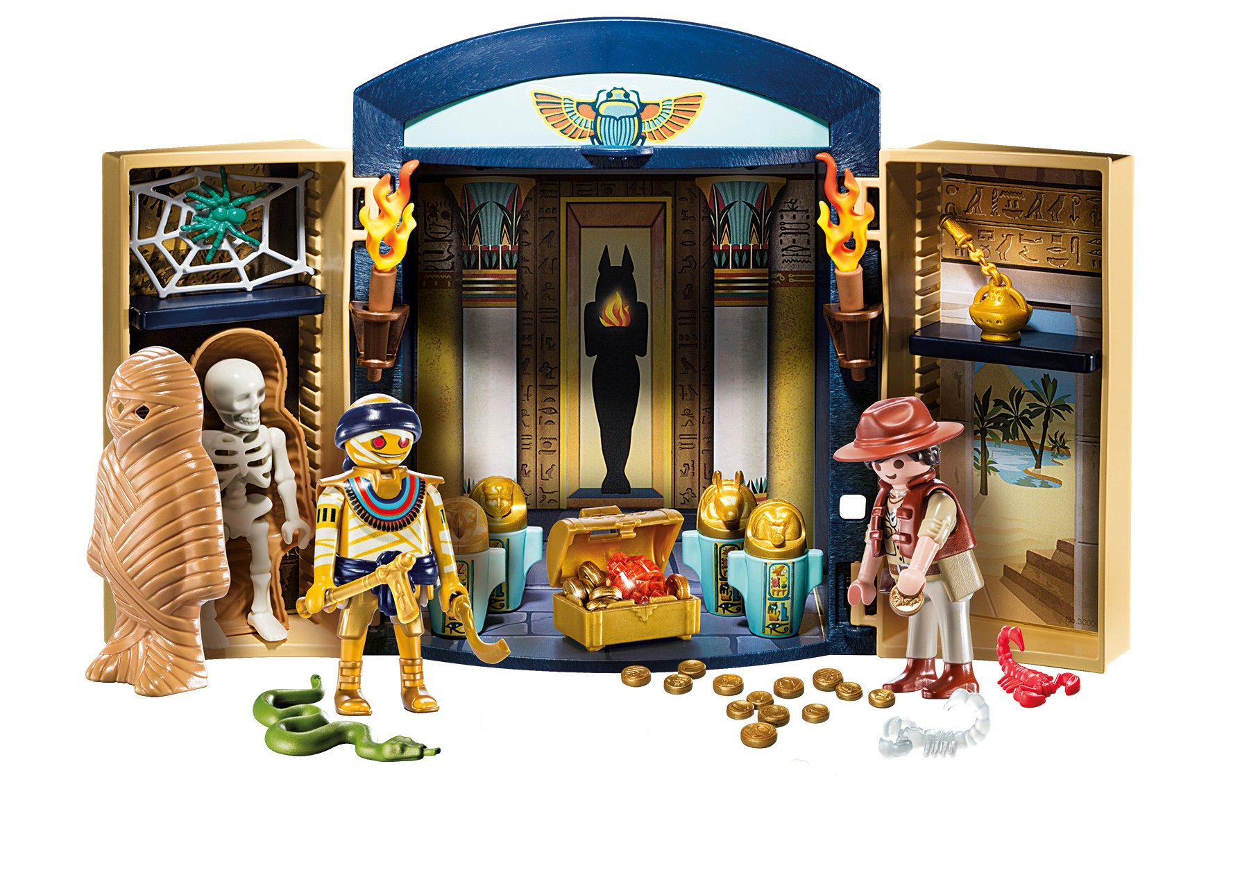PLAYMOBIL 9311 Egyptian Tomb Play Box,Multicolor : Amazon.sg: Toys
