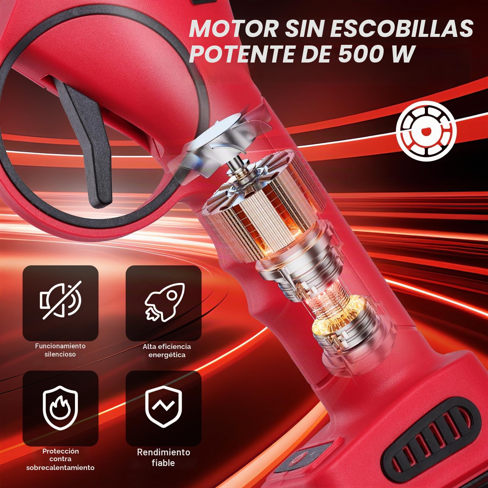 Tijeras de podar eléctricas 30mm, Tijeras de podar bateria con 2 baterías de 21 V / 2000 mAh, 2 Hojas SK5, Larga Duración, Tijeras de podar inalámbricas para jardinería Vides Árbol frutal
