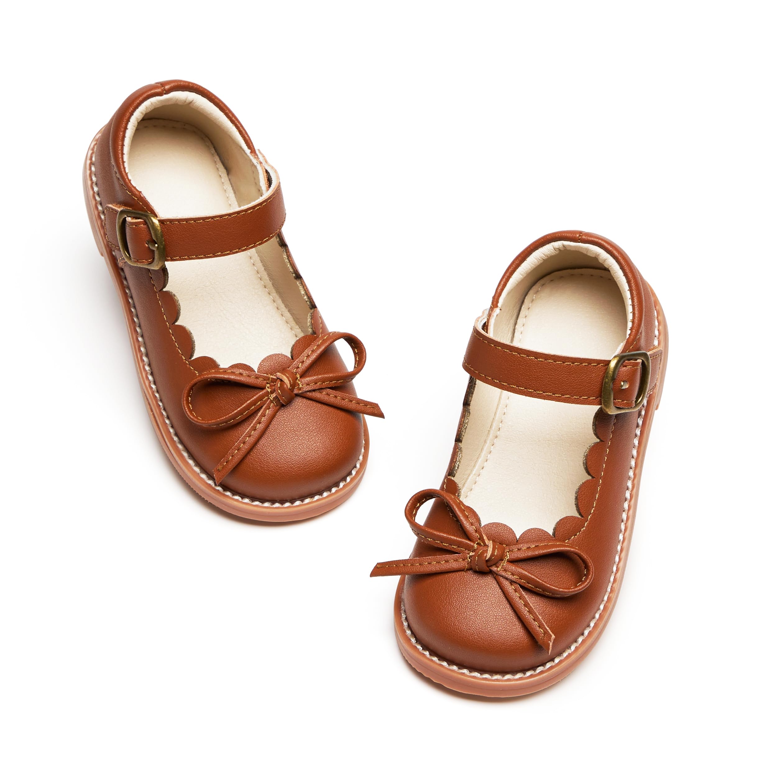 ESTINE Toddler Kids School Uniform Oxford-Little Girls Dress Party Shoes