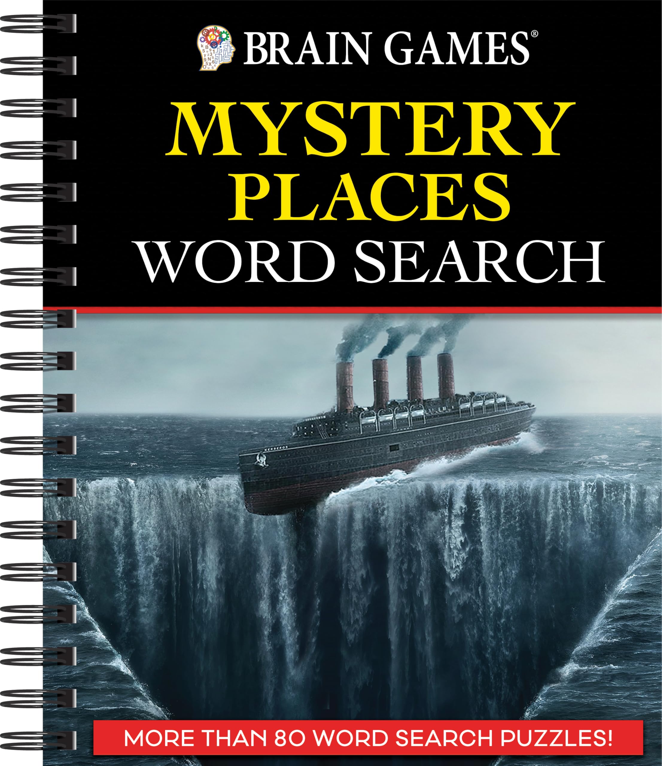 Brain Games - Mystery Places Word Search: More than 80 Word Search Puzzles!
