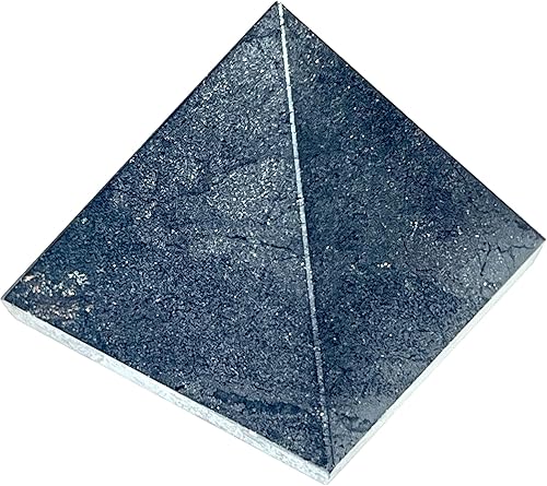 Pirámide de piedras preciosas energizadas de aproximadamente 1.75 a 2 pulgadas – Cristales curativos de Reiki – Lapislázuli cuarzo verde jade