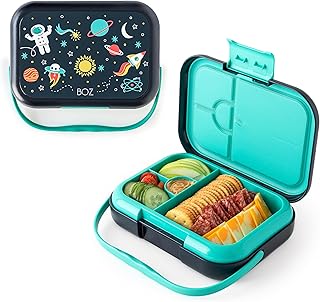 BOZ Kids Bento Lunch Box - Kids Lunch Containers for Ages 3 to 7 – Toddler Lunch Box for Daycare – Leak Proof 4 Compartmen...