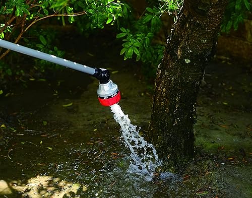 Miniatura 4 de Eden 96618 Varita de jardín de metal larga con 7 patrones de riego, control de pulgar, incluye juego de inicio de conexión rápida